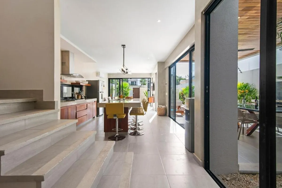 Tulum Private Villa Karol For10-Bbq-5 Beds-Pool-Parking