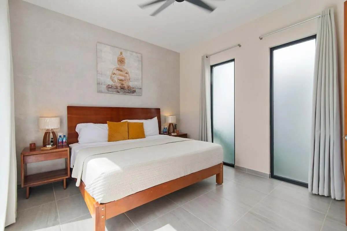 Tulum Private Villa Karol For10-Bbq-5 Beds-Pool-Parking