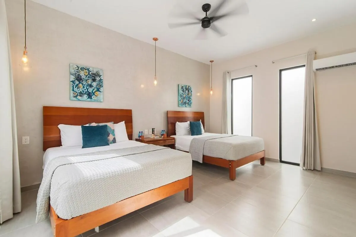 Tulum Private Villa Karol For10-Bbq-5 Beds-Pool-Parking Mexikó