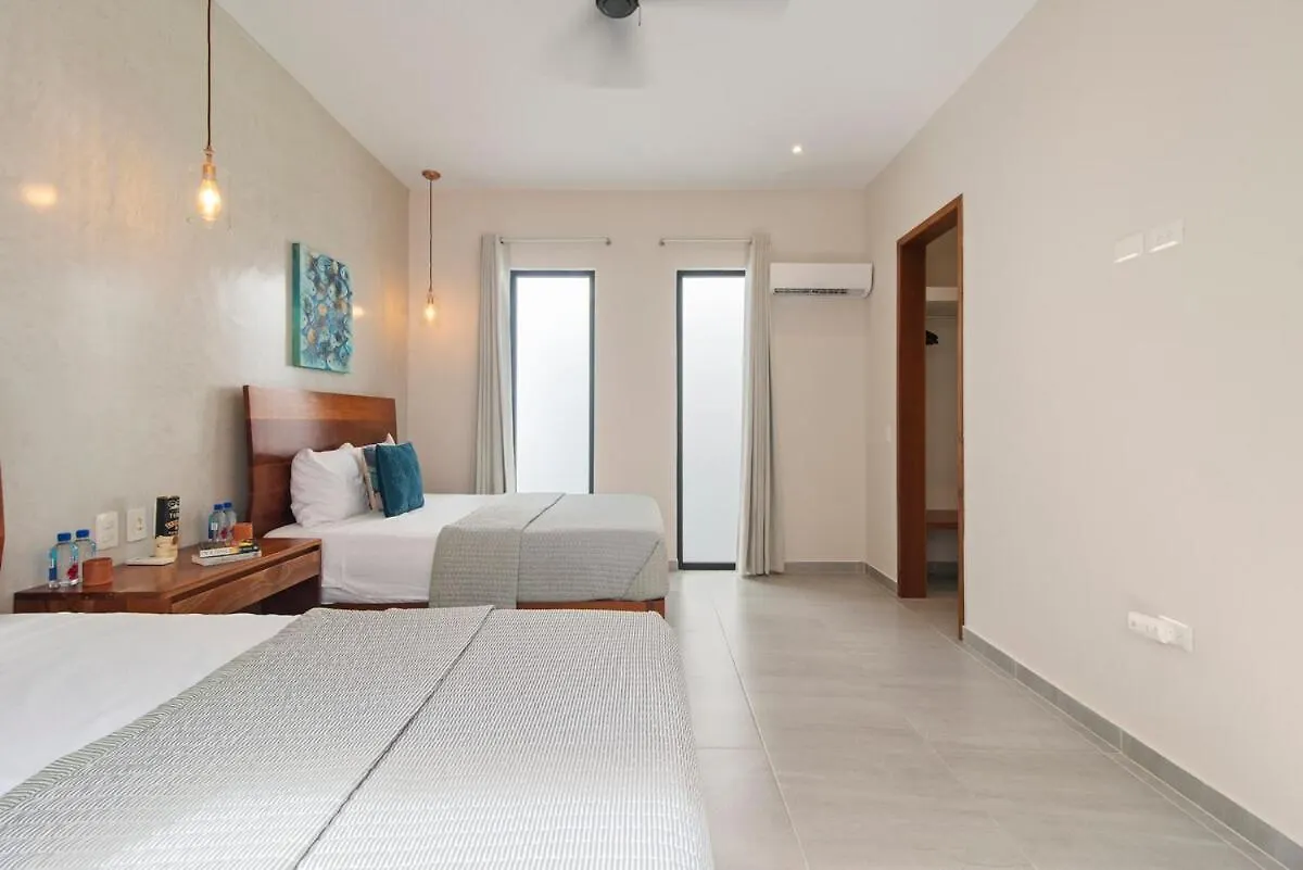 Tulum Private Villa Karol For10-Bbq-5 Beds-Pool-Parking