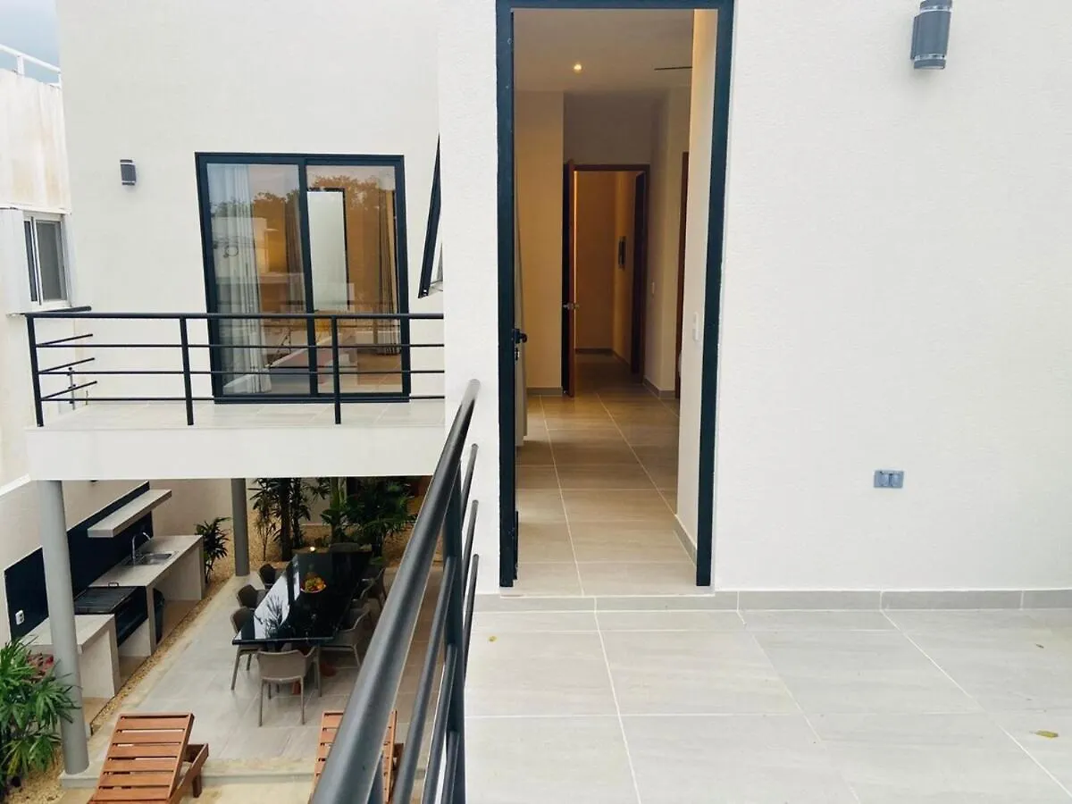 Tulum Private Villa Karol For10-Bbq-5 Beds-Pool-Parking