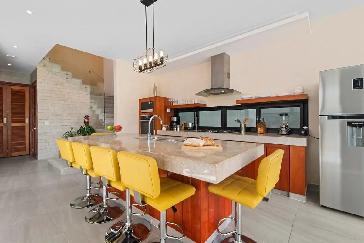 Tulum Private Villa Karol For10-Bbq-5 Beds-Pool-Parking