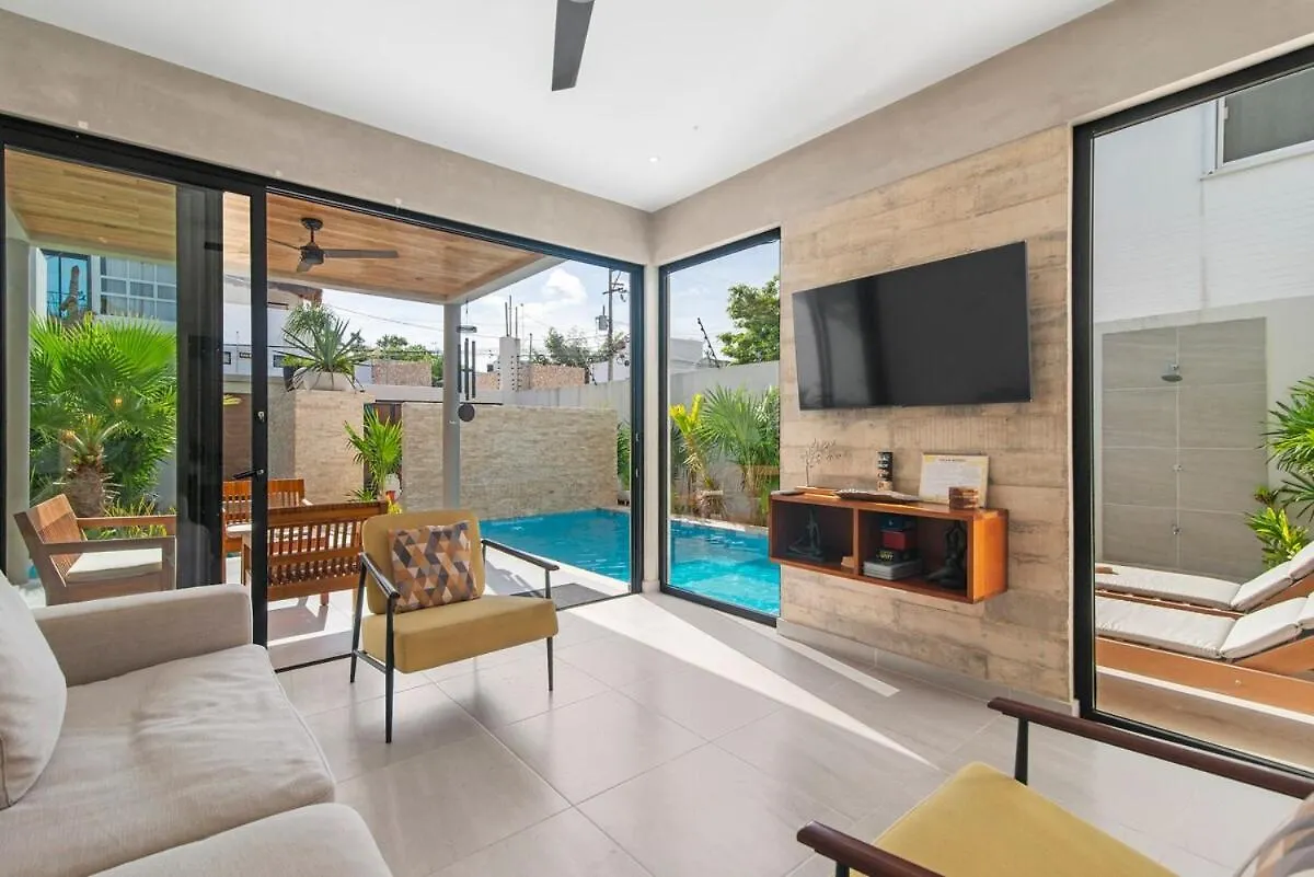 Tulum Private Villa Karol For10-Bbq-5 Beds-Pool-Parking Messico