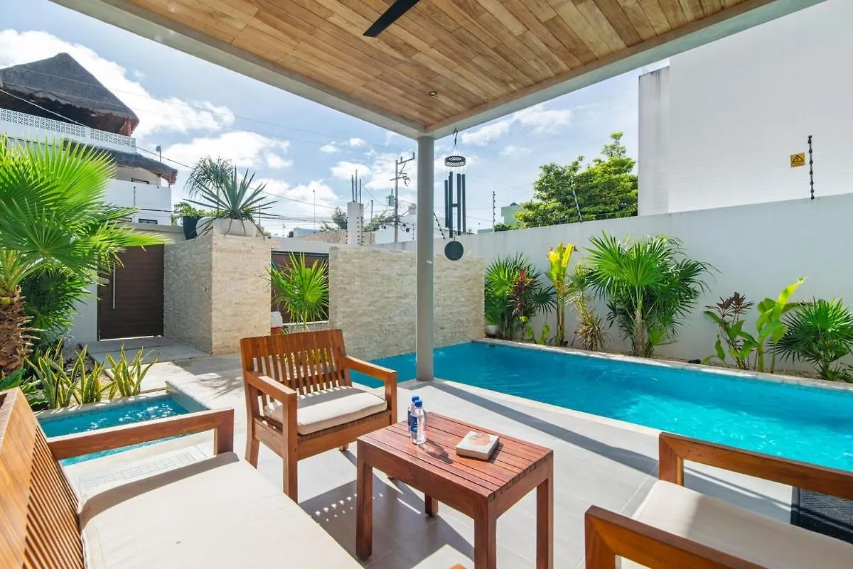 Tulum Private Villa Karol For10-Bbq-5 Beds-Pool-Parking