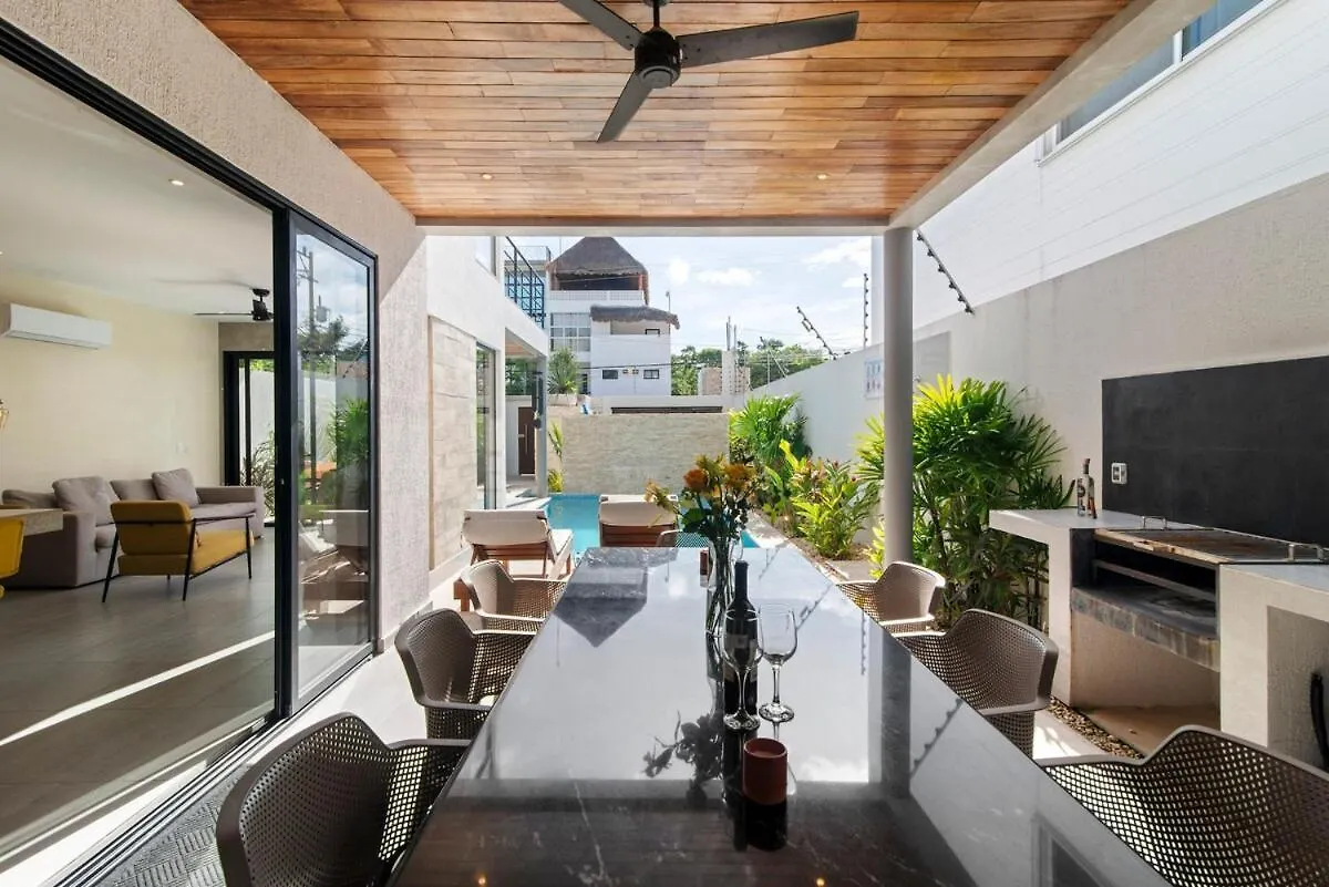 Tulum Private Villa Karol For10-Bbq-5 Beds-Pool-Parking 0*,  Mexico